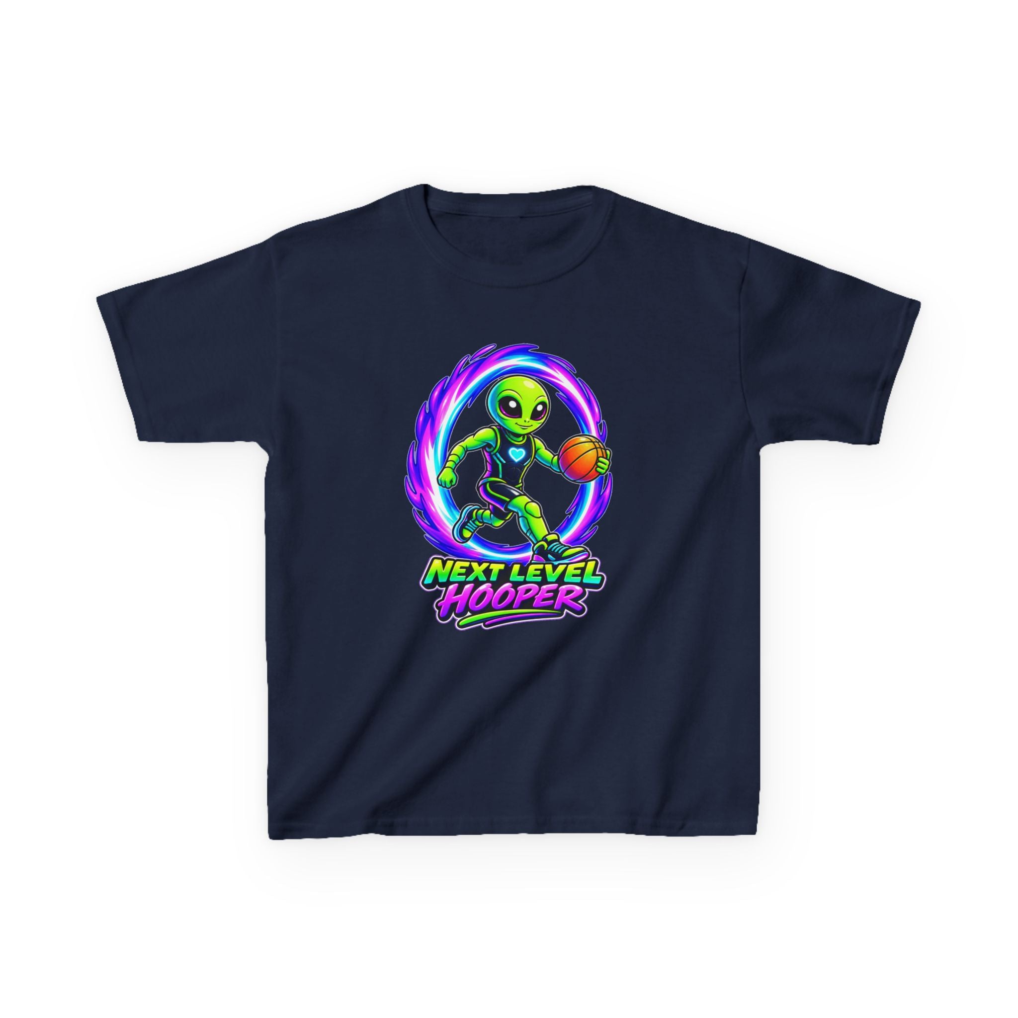 Kidxtr™ Kids Basketball T-Shirt — 'Next Level Hooper' Graphic Tee