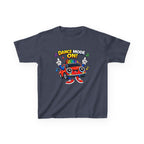 Kids Dance T-Shirt — 'Dance Mode On!' Cartoon Boombox Car Graphic Tee