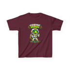 Kids Space T‑Shirt — 'Ready for Launch' Cosmic Dino Graphic Tee