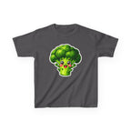 Kids Veggie T-Shirt — 'Eat Your Greens' Cute Smiling Broccoli Graphic Tee