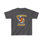 Kids Baseball T-Shirt — 'Hot Dog Power' Home Run Graphic Tee