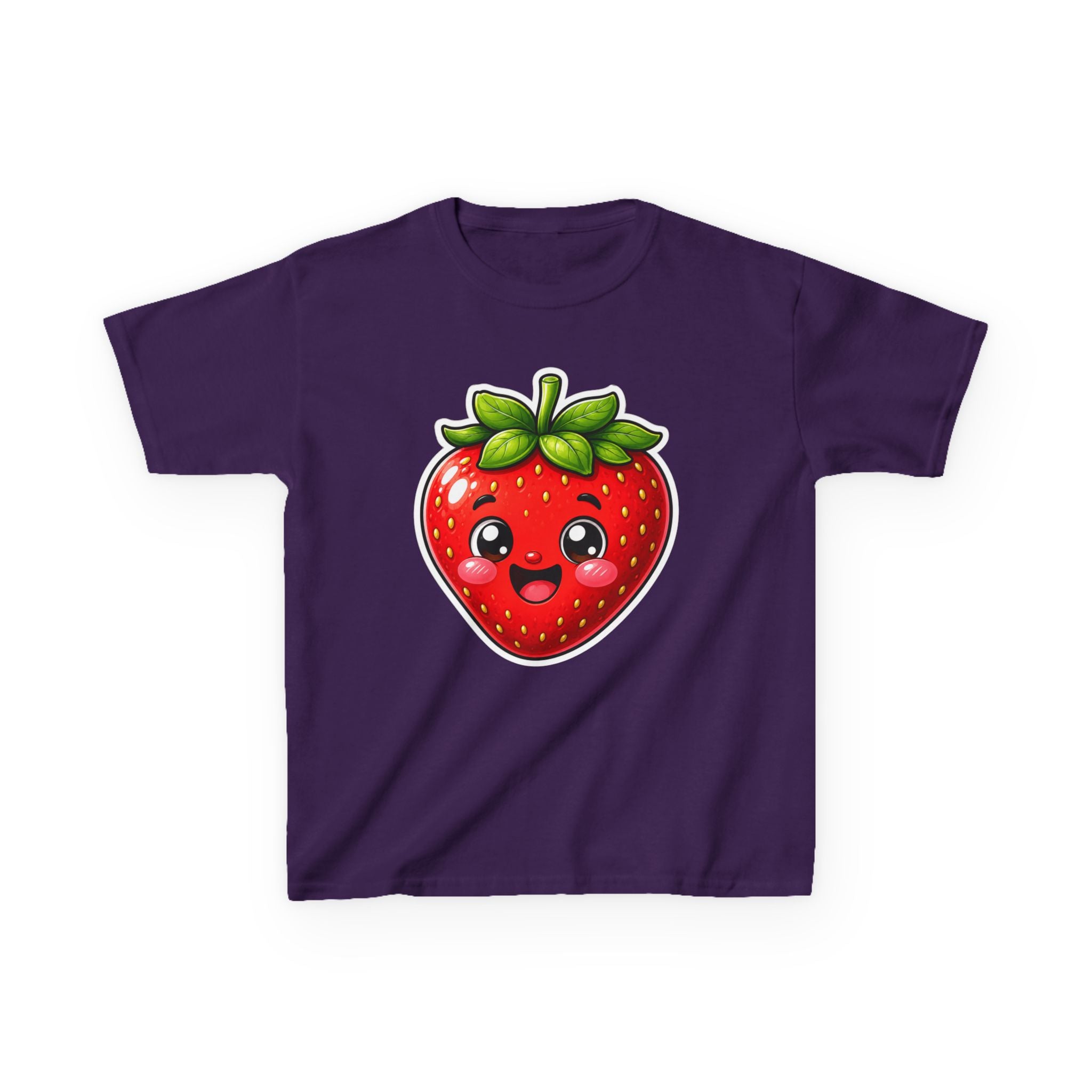 Kids Strawberry T-Shirt — 'So Sweet' Kawaii Fruit Graphic Tee