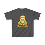 Kids Animal T-Shirt — 'Slow & Steady' Meditating Sloth Graphic Tee