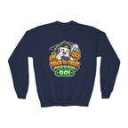 Kidxtr™ Kids Halloween Sweatshirt — 'Trick or Treat Mission' Halloween Graphic Crewneck