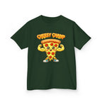 Kids Pizza T-Shirt — 'Cheesy Champ' Fun Food Graphic Tee