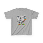 Kids Elephant T-Shirt — 'Little Artist' Art & Painting Cute Elephant Graphic Tee