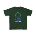 Kids Gamer T-Shirt — 'Game On!' Controller & Headset Gaming Graphic Tee