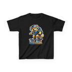 Kids Skateboard T-Shirt — 'Little Explorer' Skateboarding Puppy Graphic Tee