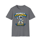 Copy of Robot Explorer T-Shirt — Cute Cartoon Robot Graphic Tee ("Powered by Dedication")