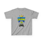 Kids Tee — "Birthday Champ Level 13 Unlocked" Gamer Birthday Shirt