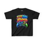 Kidxtr™ Kids Gamer T-Shirt — 'I Got This Round' Gaming Graphic Tee
