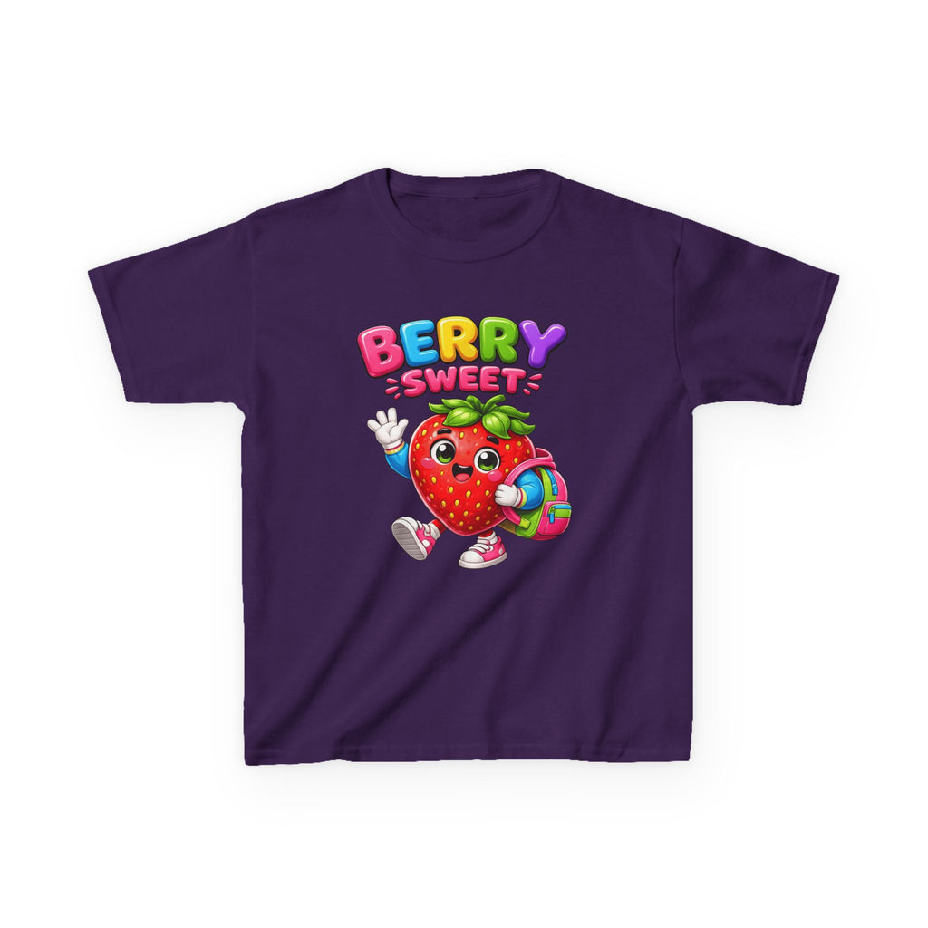 Kids Strawberry T-Shirt — 'Berry Sweet' Cute Strawberry Graphic Tee