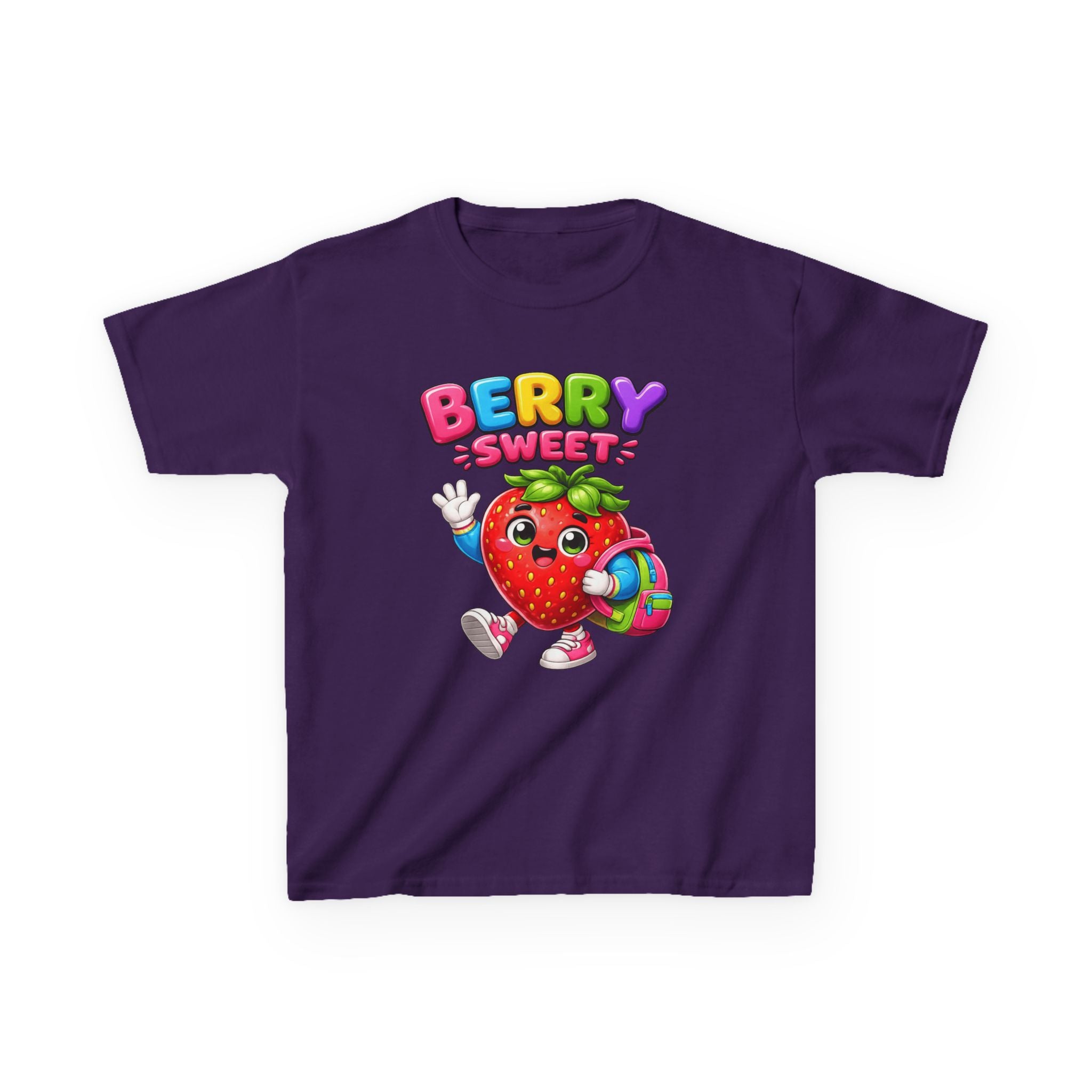 Kids Strawberry T-Shirt — 'Berry Sweet' Cute Strawberry Graphic Tee