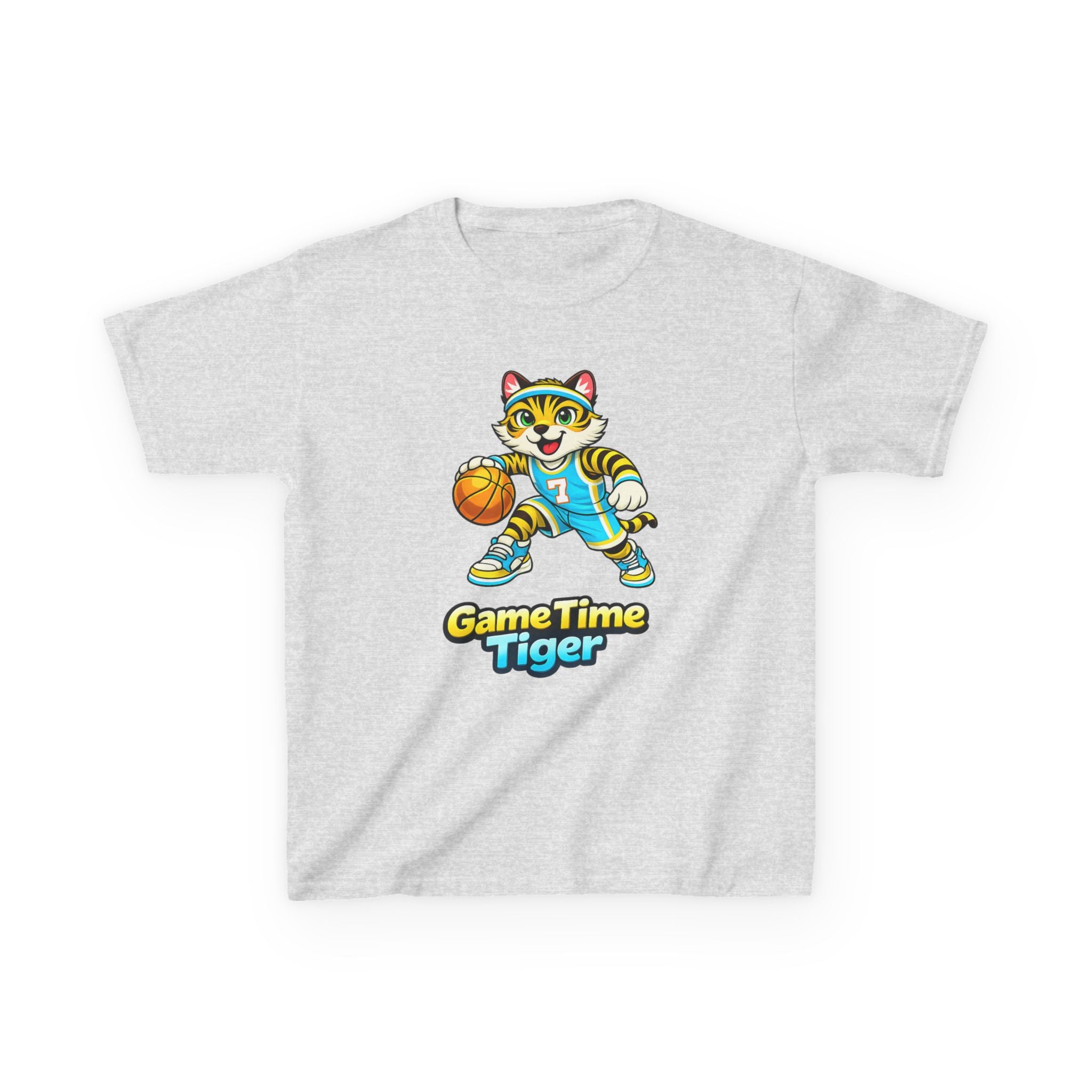Kids Basketball Tiger T-Shirt – Game Time Graphic Tee