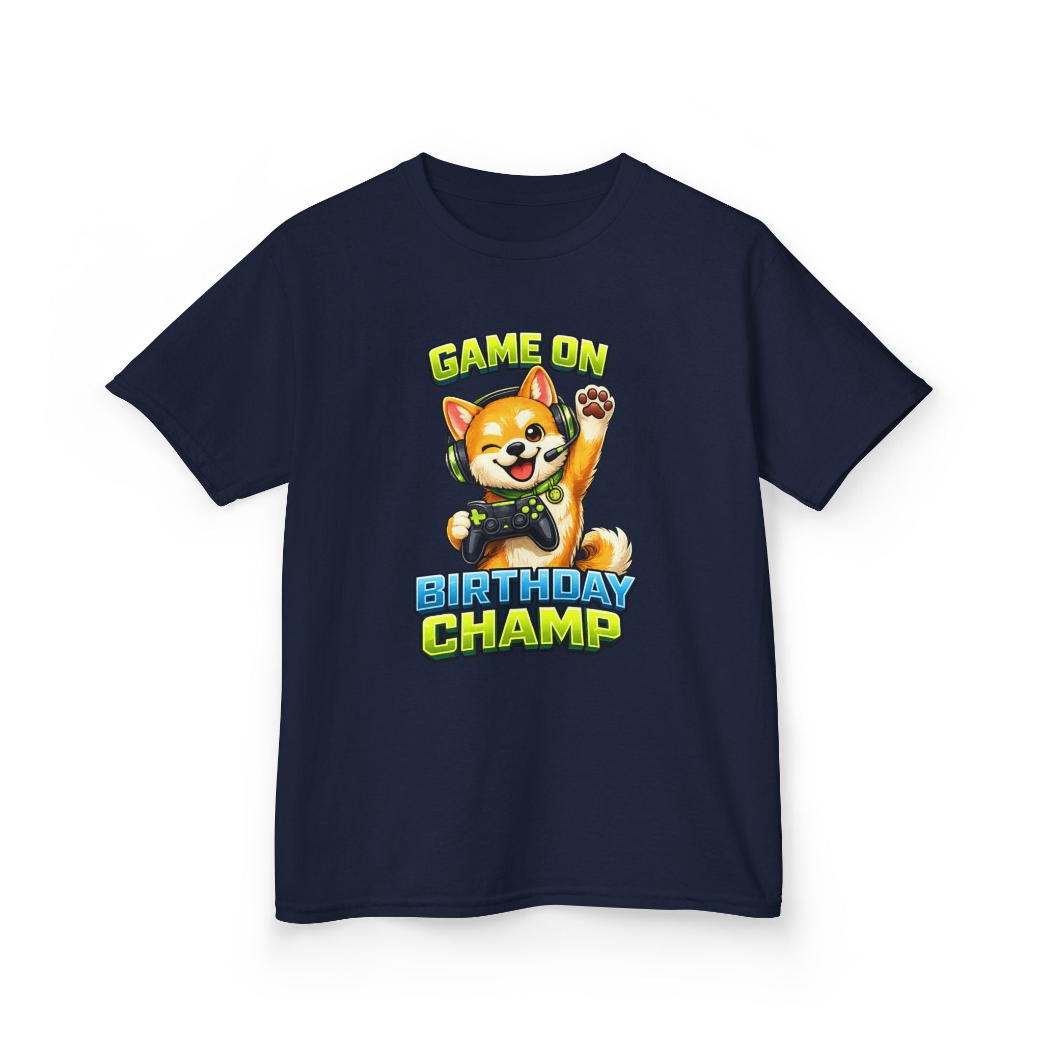 Kids Birthday Gamer T-Shirt – Game On Graphic Tee