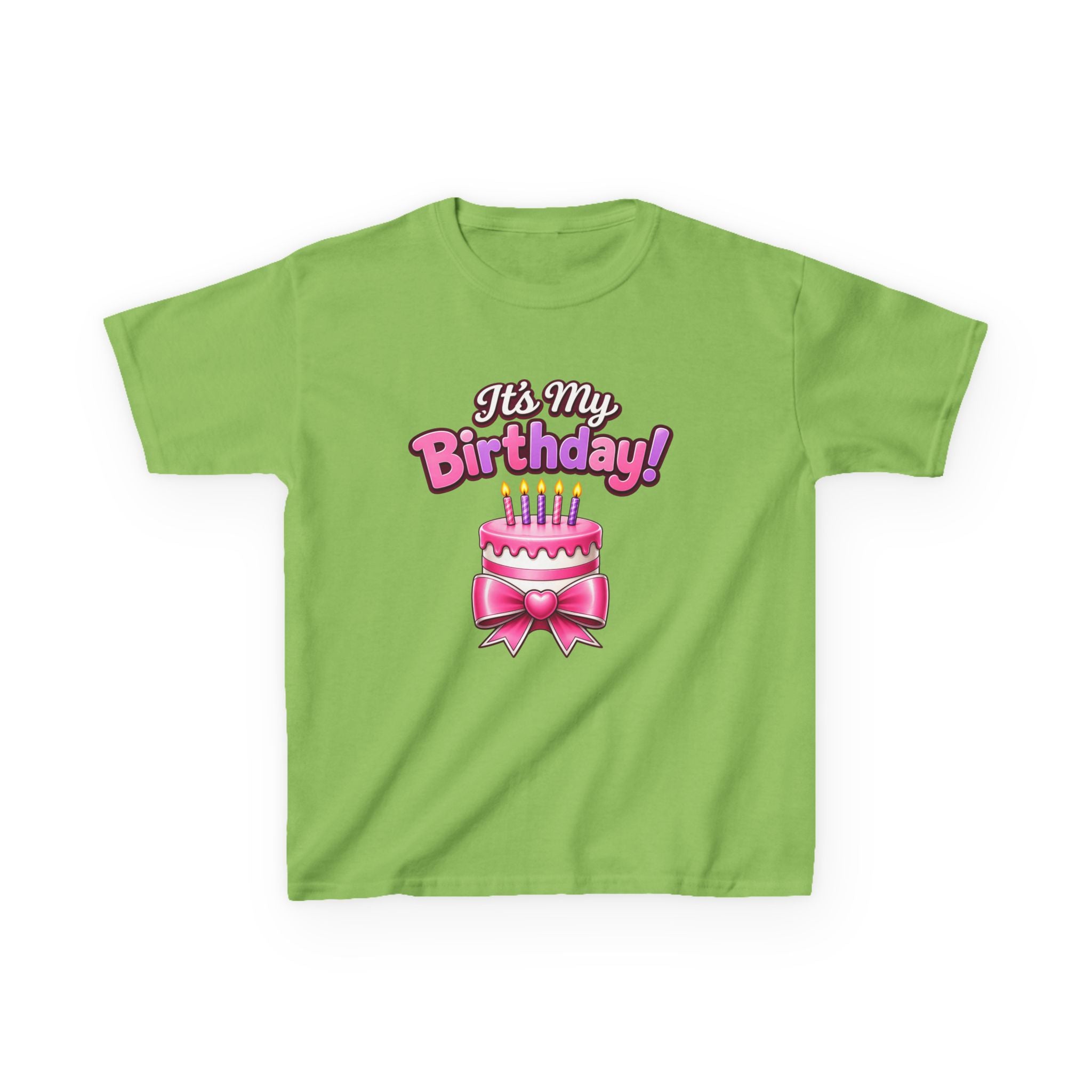 Kids Birthday T-Shirt – Girl Birthday Graphic Tee
