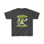 Kids Baseball T-Shirt — 'Pea Power Home Run Hero' Graphic Tee