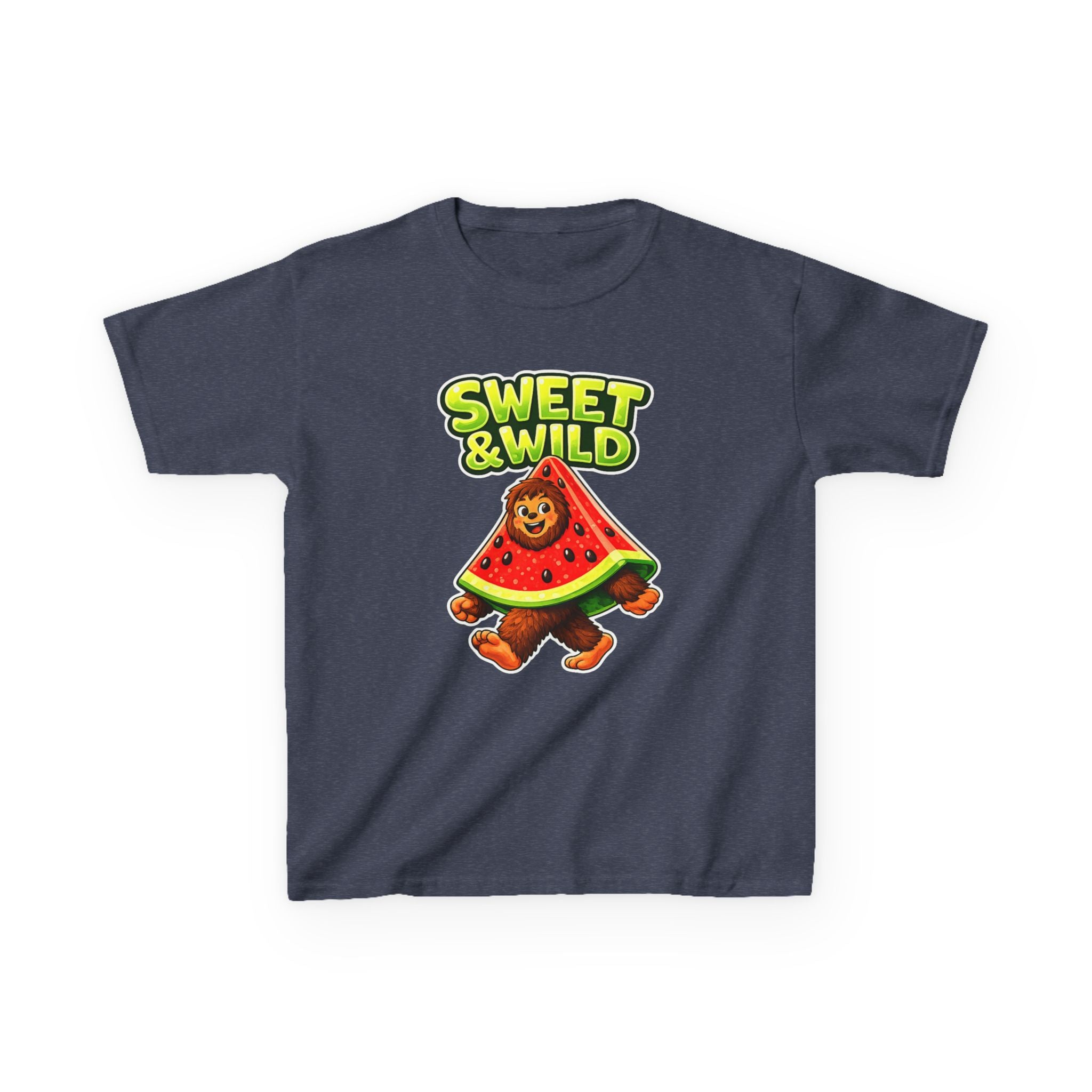 Kids Watermelon T-Shirt — 'Sweet & Wild' Fun Fruit Graphic Tee
