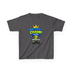 Kids Birthday T-Shirt — 'Birthday Champ' Level 2 Video Game Controller Graphic Tee