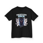 Kids Husky T-Shirt – Run With Your Pack Graphic Tee