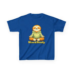 Kids Animal T-Shirt — 'Slow & Steady' Meditating Sloth Graphic Tee