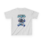Kids Gaming T-Shirt – Small Genius Level Up Graphic Tee