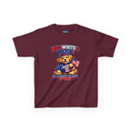 Kidxtr™ Kids Patriotic T-Shirt — 'Red White & Woof!' USA Dog Graphic Tee