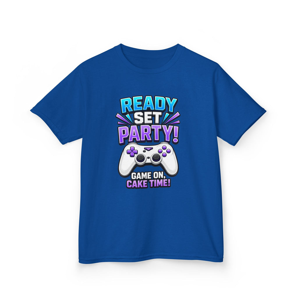 Kids Party T-Shirt — 'Ready, Set, Party!' Gaming Graphic Tee