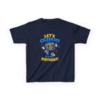 Kids Birthday T-Shirt — 'Let's Celebrate, It's My Birthday!' Fun Party  Boombox Graphic Tee