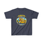 Kids School T-Shirt — 'Let’s Go!' KIDXTR Explorers Club Bus Graphic Tee