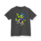 Kids Alien T-Shirt — 'Skate or Alien' Skateboard Graphic Tee