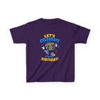 Kids Birthday T-Shirt — 'Let's Celebrate, It's My Birthday!' Fun Party  Boombox Graphic Tee