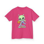 Kids Alien T-Shirt — 'Future All-Star' Alien Basketball Graphic Tee