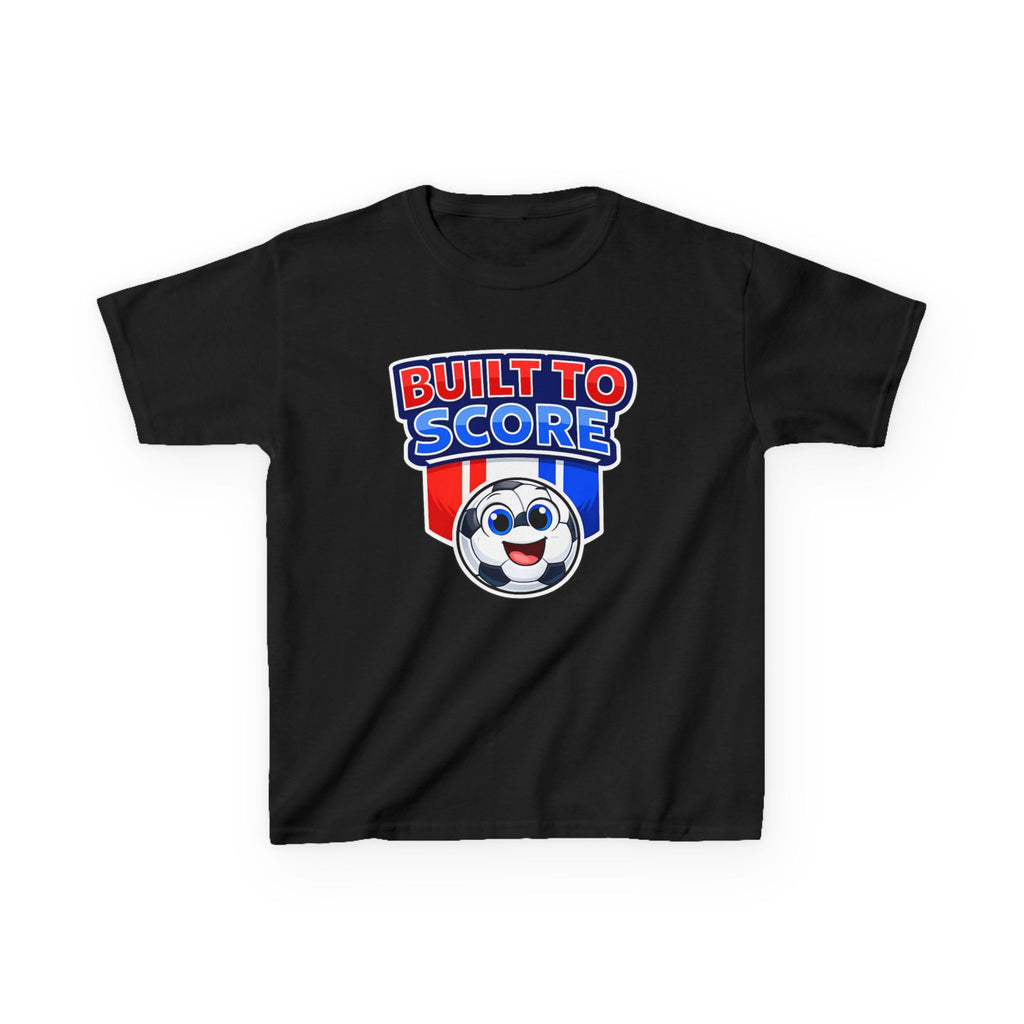 Kids Soccer T-Shirt – Built to Score Graphic Tee