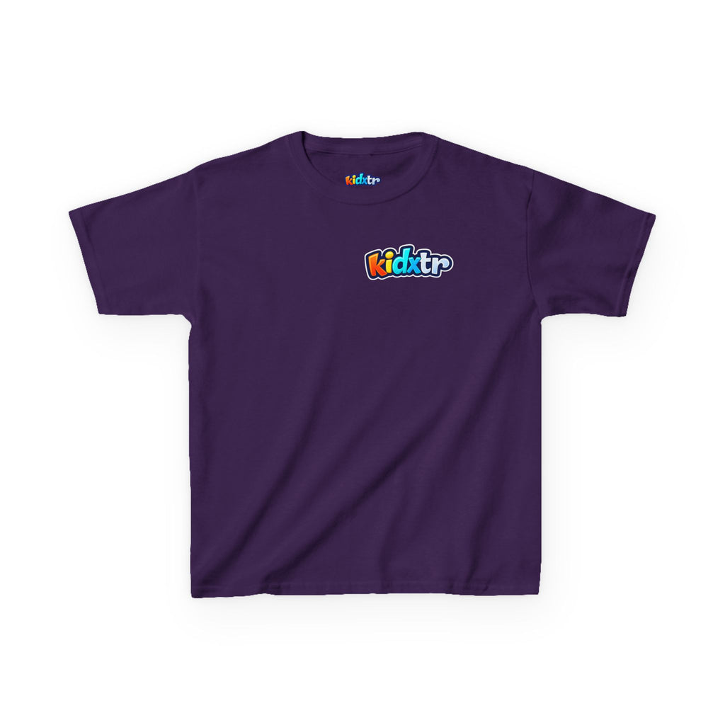 Kidxtr™ Kids Logo T-Shirt — 'Born Bold' Rainbow Wordmark Graphic Tee