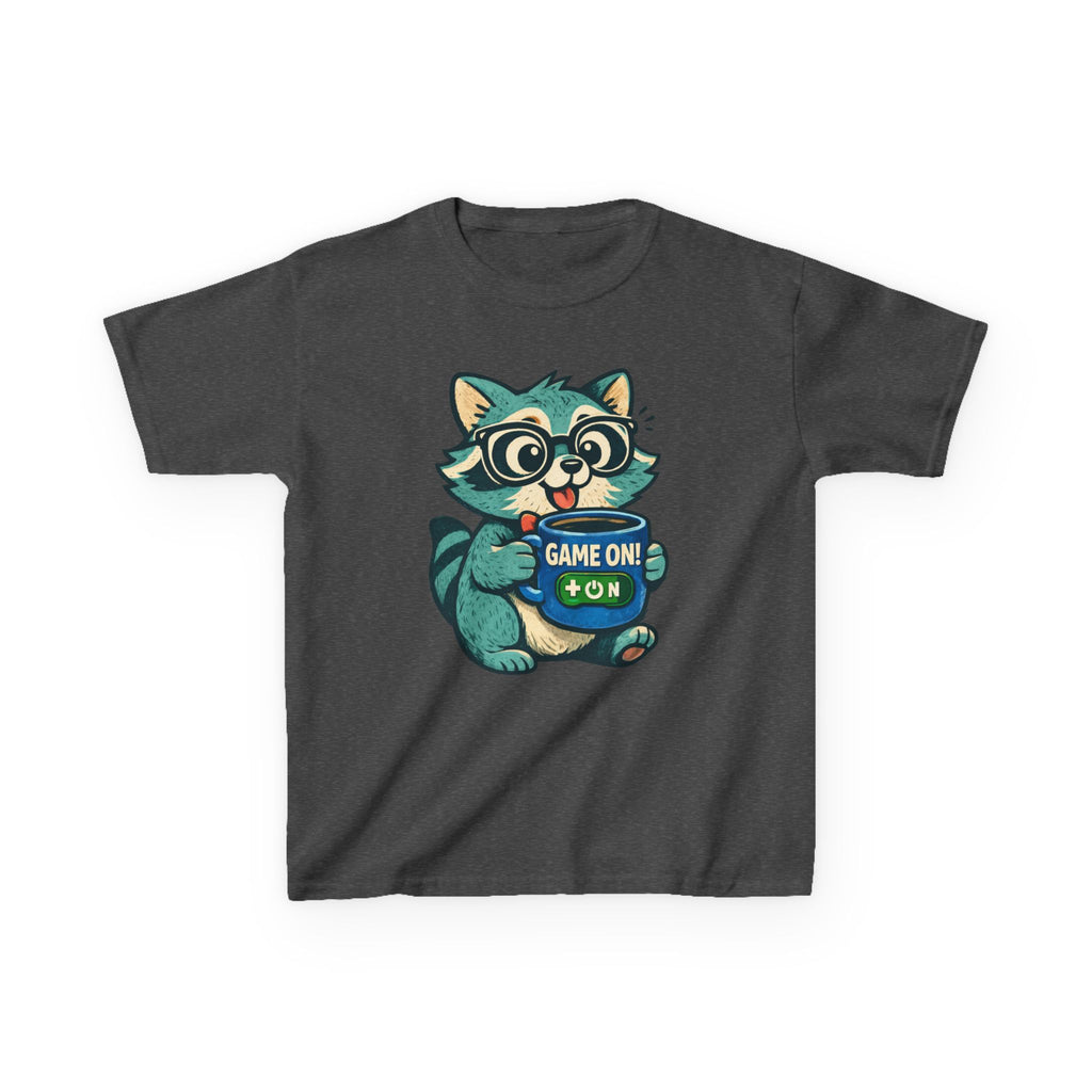 Raccoon Gamer - Kids T Shirt
