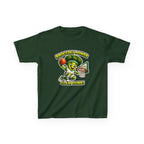 Kids Broccoli T-Shirt — 'Broccoli Power Slam Dunk!' Basketball Veggie Graphic Tee