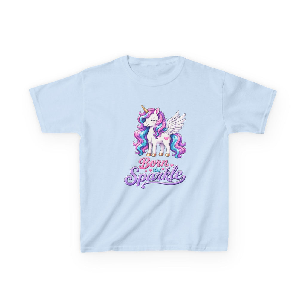 Kids Unicorn T-Shirt – Born to Sparkle Graphic Tee
