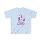 Kids Unicorn T-Shirt – Born to Sparkle Graphic Tee