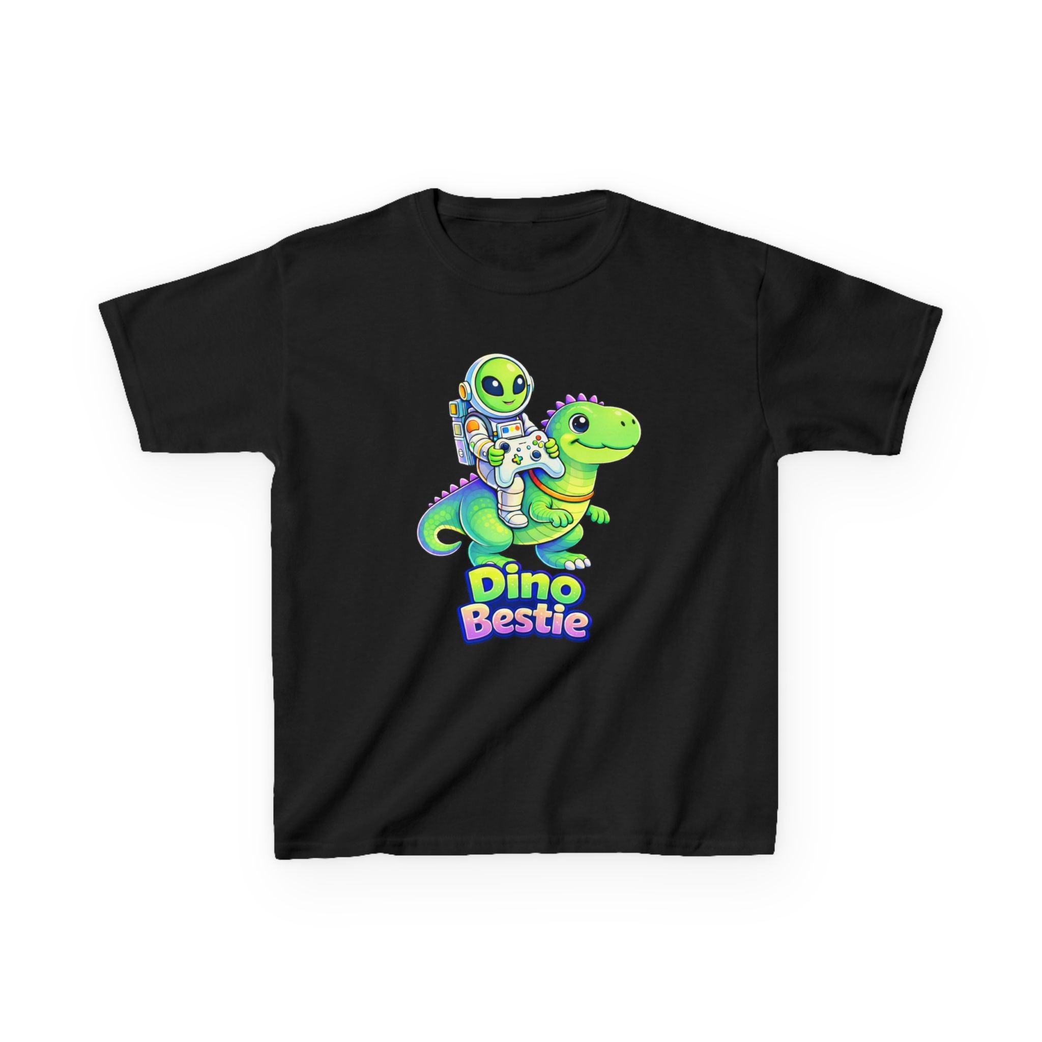 Kids Gamer T-Shirt – Dino Bestie Graphic Tee