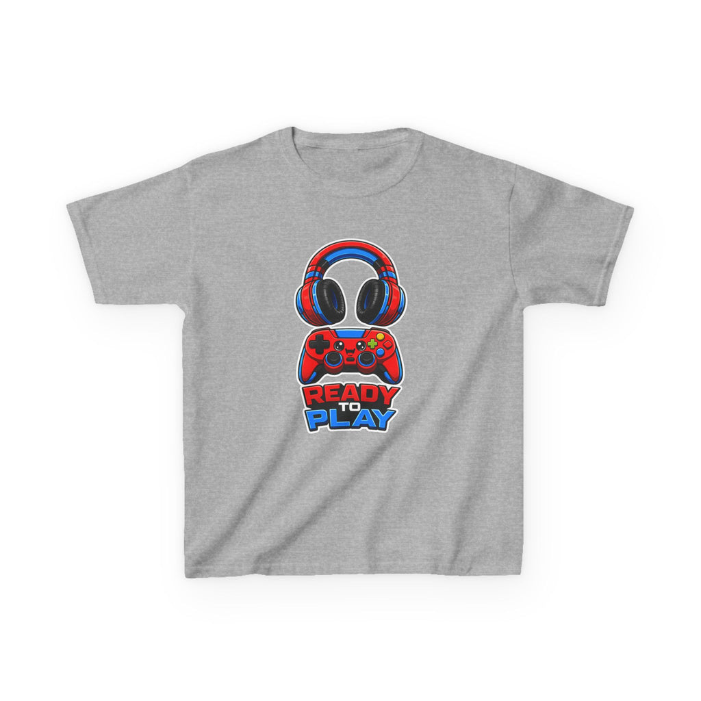 Kids Gaming T-Shirt — 'Ready to Play' Gamer Graphic Tee