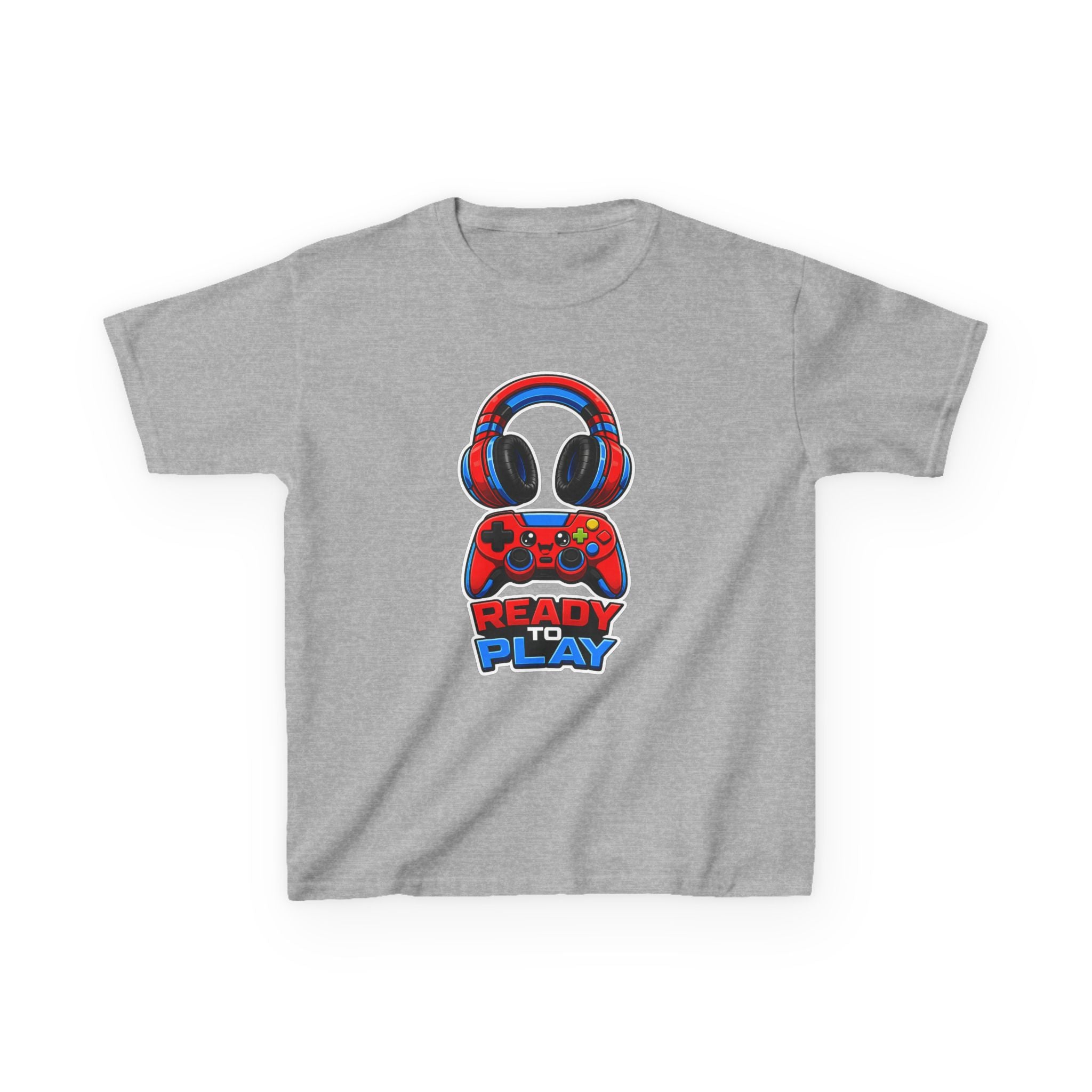 Kids Gaming T-Shirt — 'Ready to Play' Gamer Graphic Tee