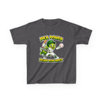 Kids Baseball T-Shirt — 'Pea Power Home Run Hero' Graphic Tee