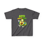 Kids Tee — "Avo Great Day" Cute Avocado Backpacker Shirt