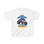 Kids Birthday T‑Shirt — 'Let's Celebrate It's My Birthday!' Monster Truck Tee