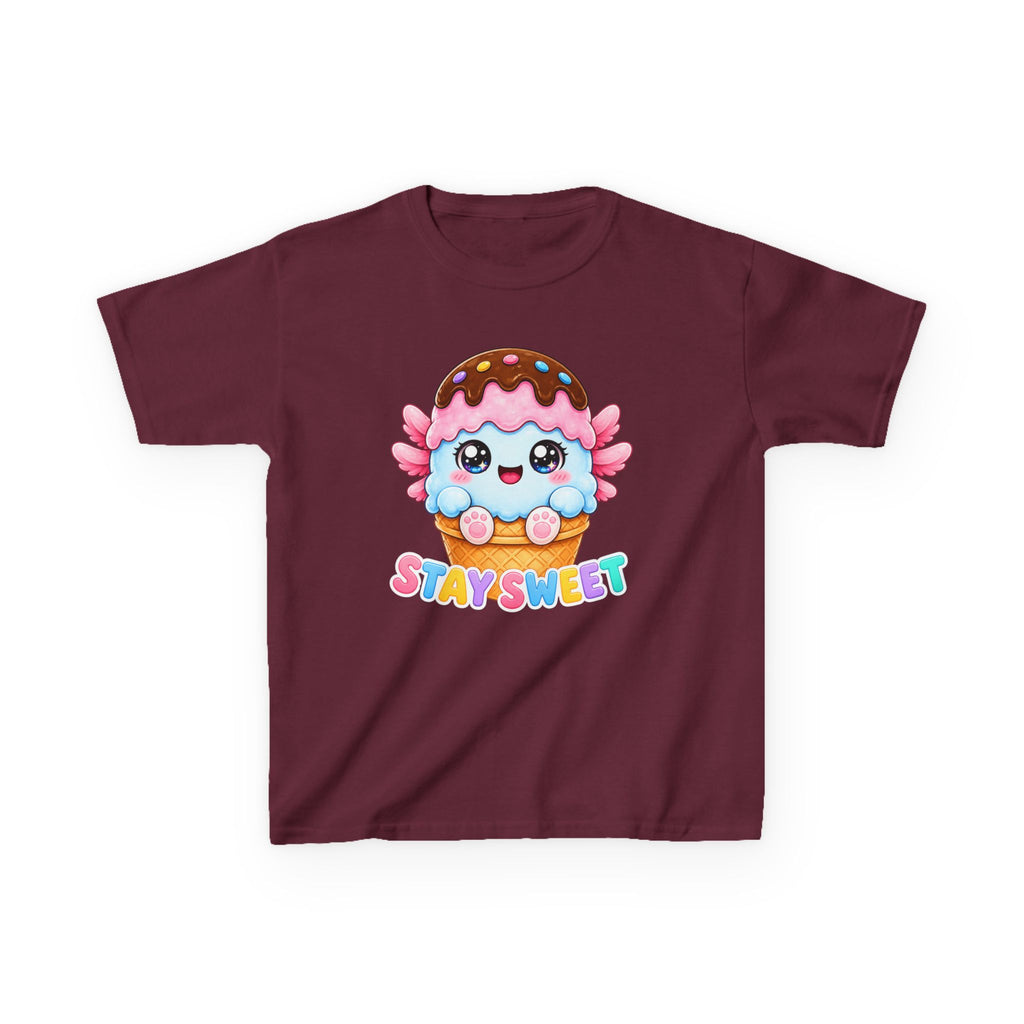 Kids Tee — Kawaii Ice Cream 'Stay Sweet' Graphic