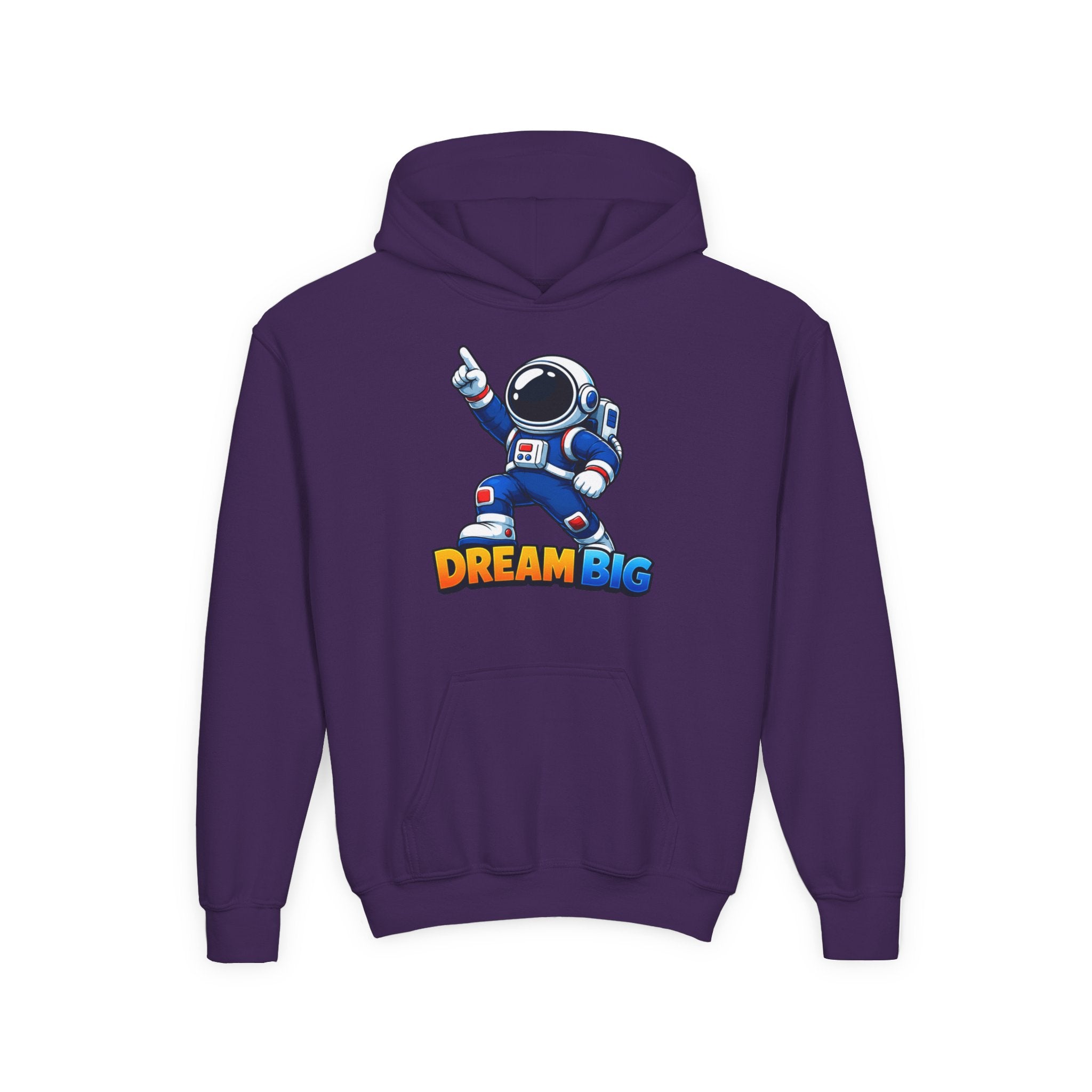 Kidxtr™ Kids Dream Hoodie — 'Dream Big' Cartoon Graphic Sweatshirt