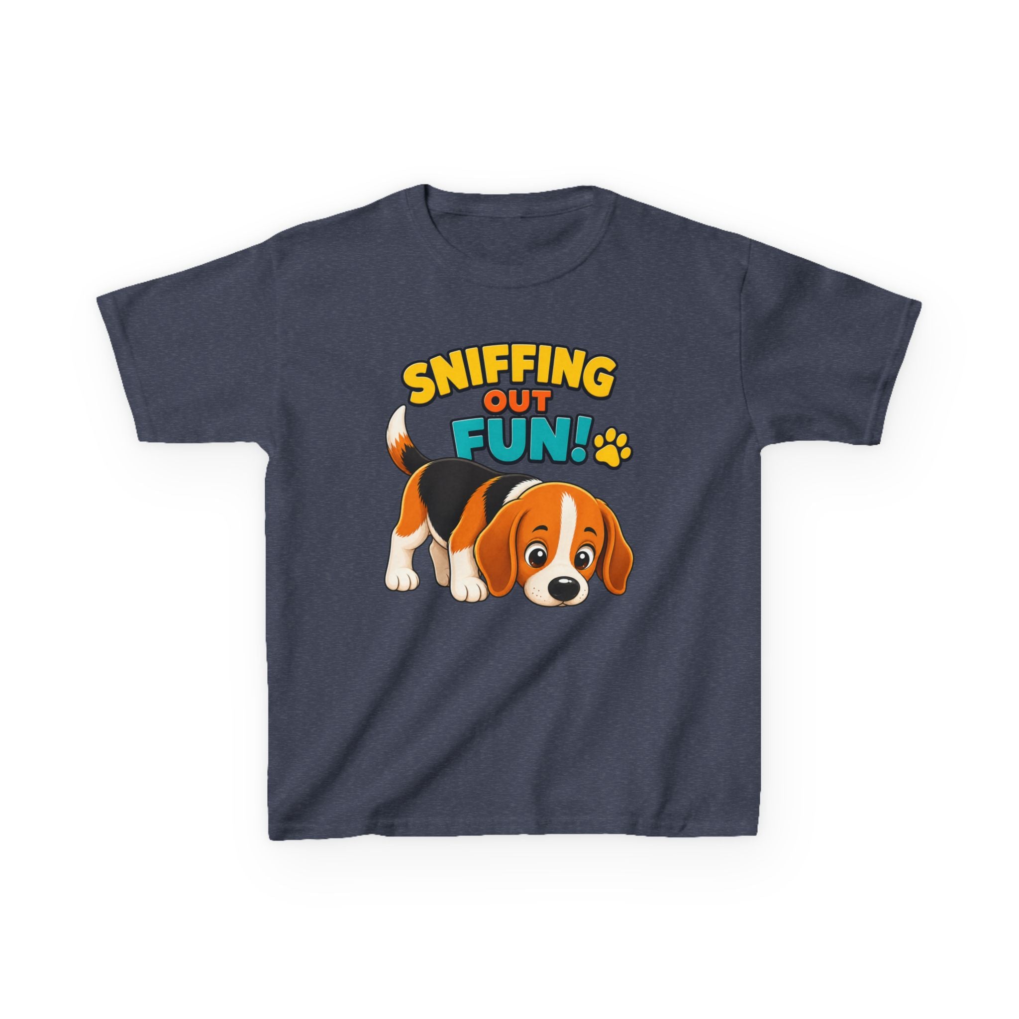 Kids Puppy Dog T-Shirt — 'Sniffing Out Fun!' Cute Puppy Graphic Tee