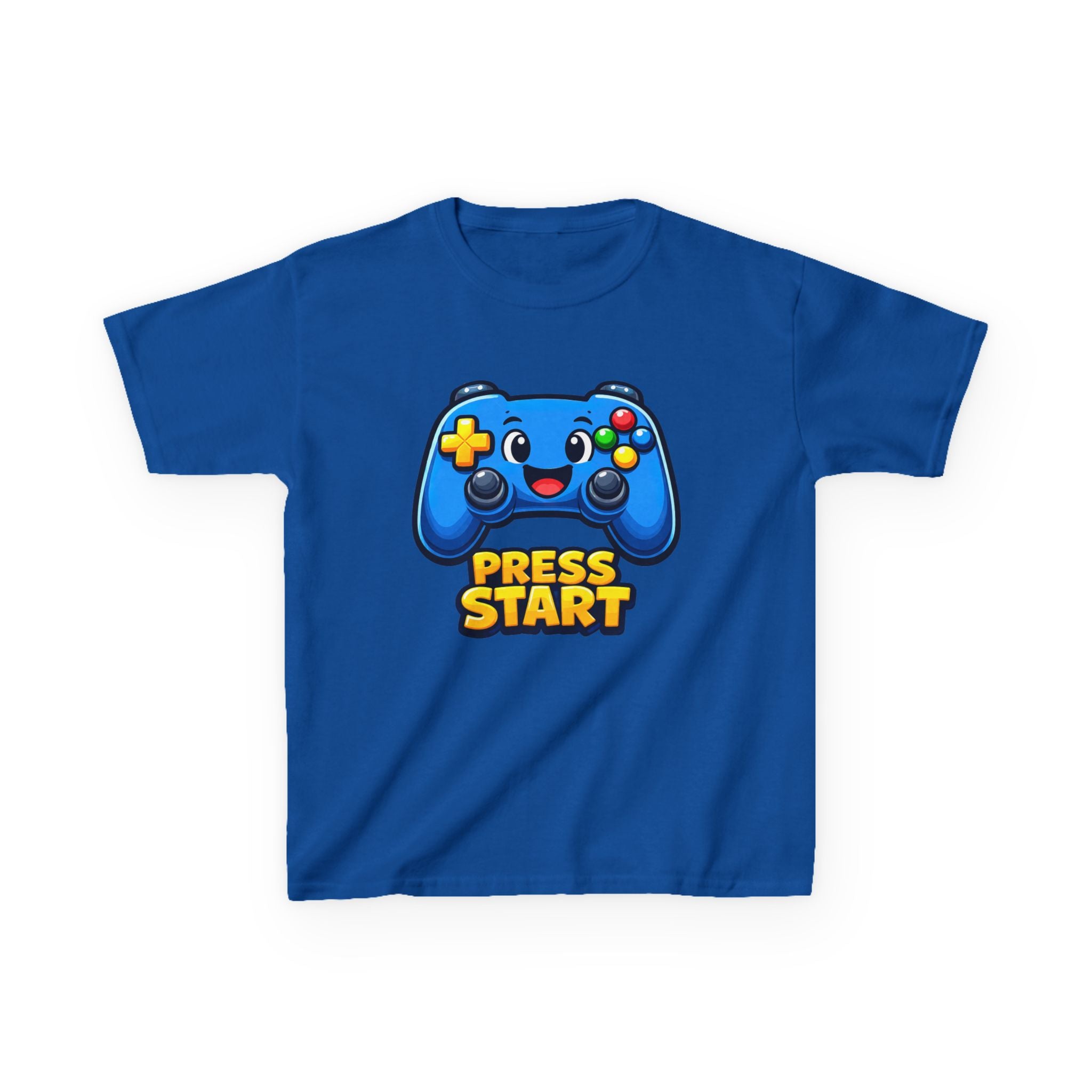 Kids Game Controller T-Shirt — 'Press Start' Gaming Graphic Tee