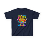 Kids Fries T-Shirt — 'Out of This Fries World!' Colorful Cartoon Fries Graphic Tee
